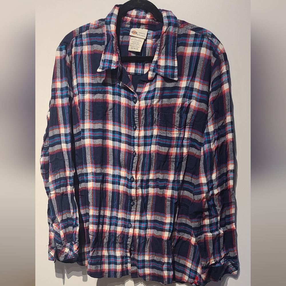 Dickies Women's Multicolor Plaid Shirt